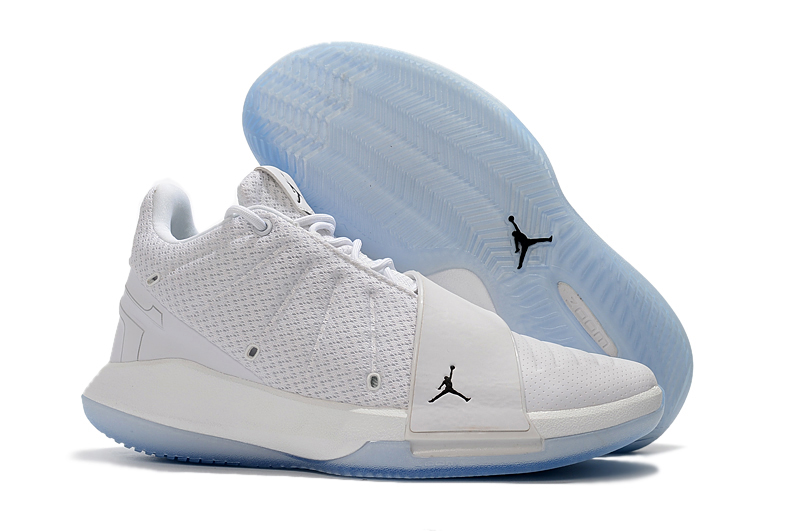 Jordan CP3 XI All White Ice Sole Shoes